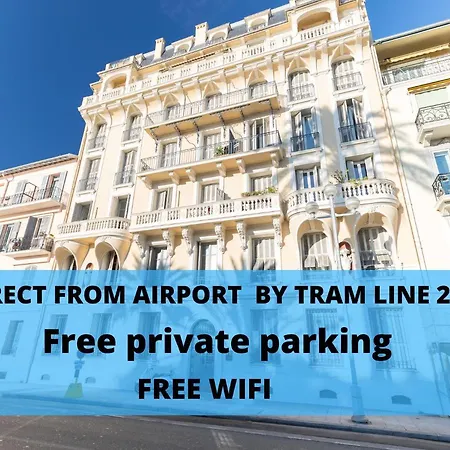 Le 323 Prom - Beachfront - Parking - Near Tram &supermarket - Ac - Washing Machine * نيس